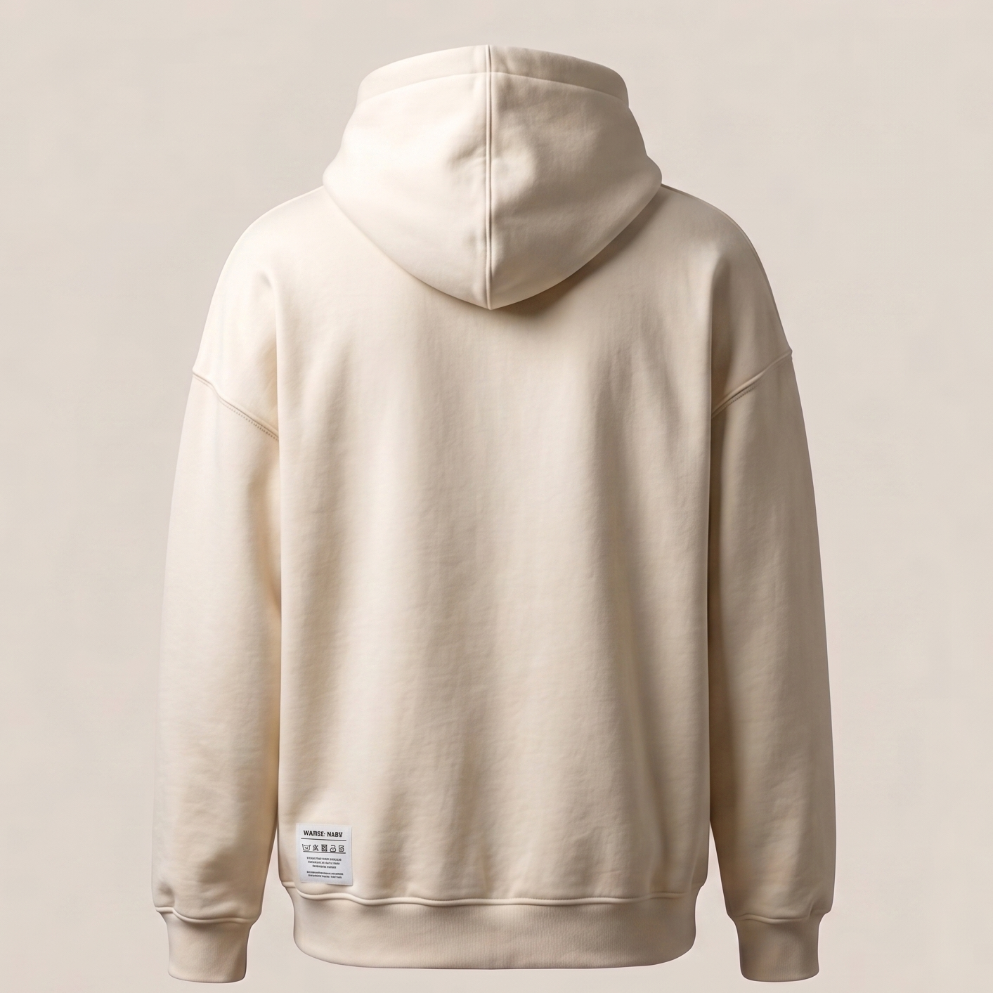 Oversized Hoodie — Puff Print Drop Shoulder Unisex — image 3 of 3