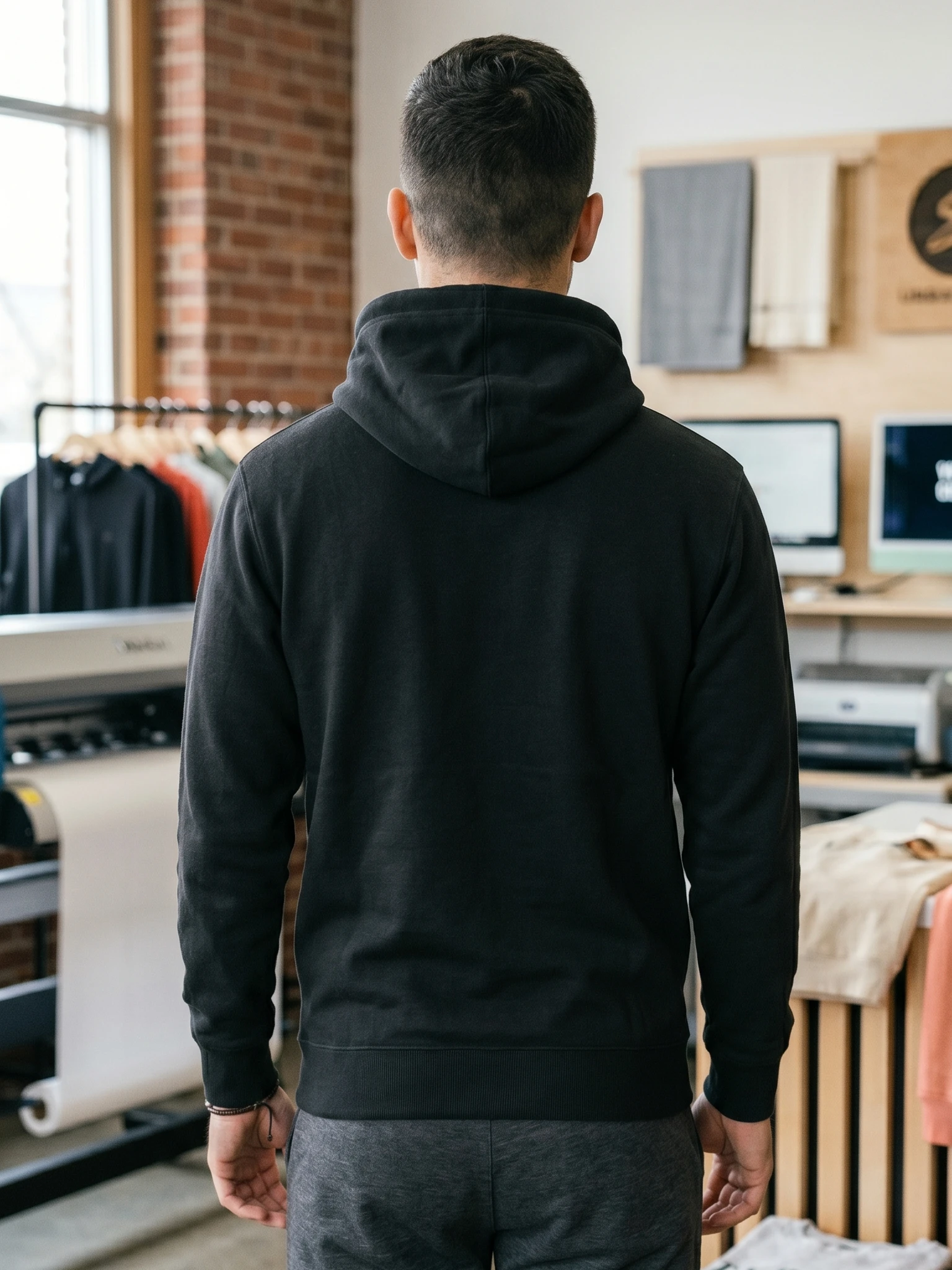 Custom DTF Print Pullover Hoodie — Team or Brand Logo — image 3 of 3