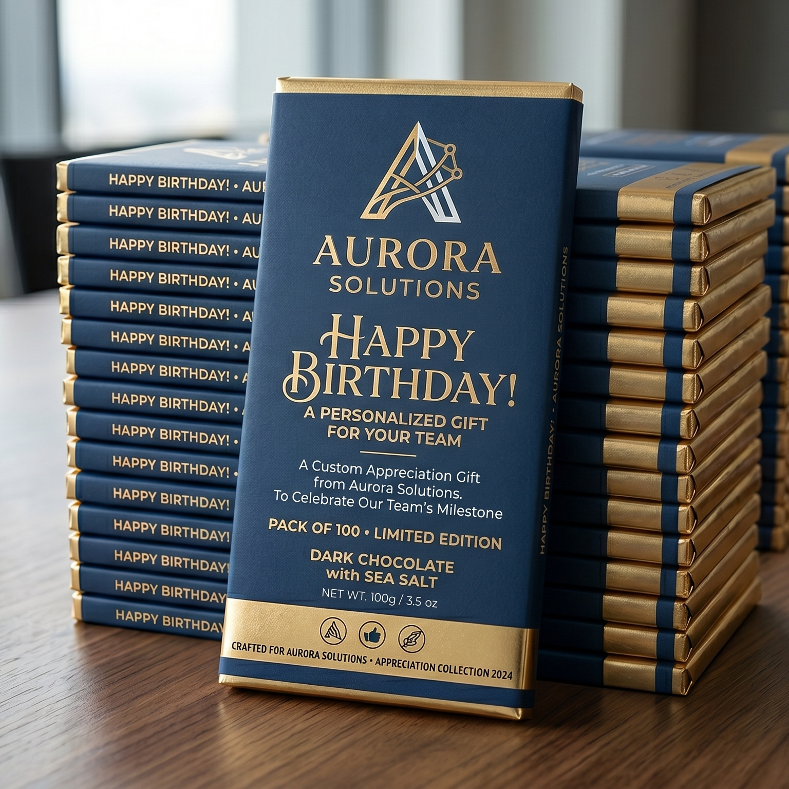 Corporate Branding Chocolate Wrapper — Logo Print Pack of 100 — image 3 of 3